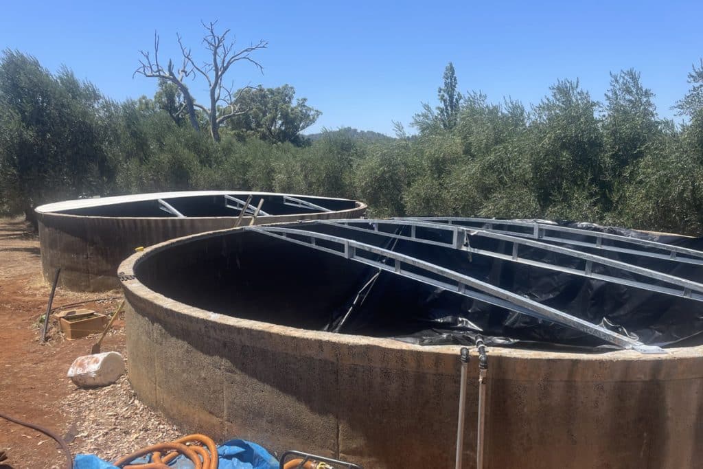 Concret tank repairs